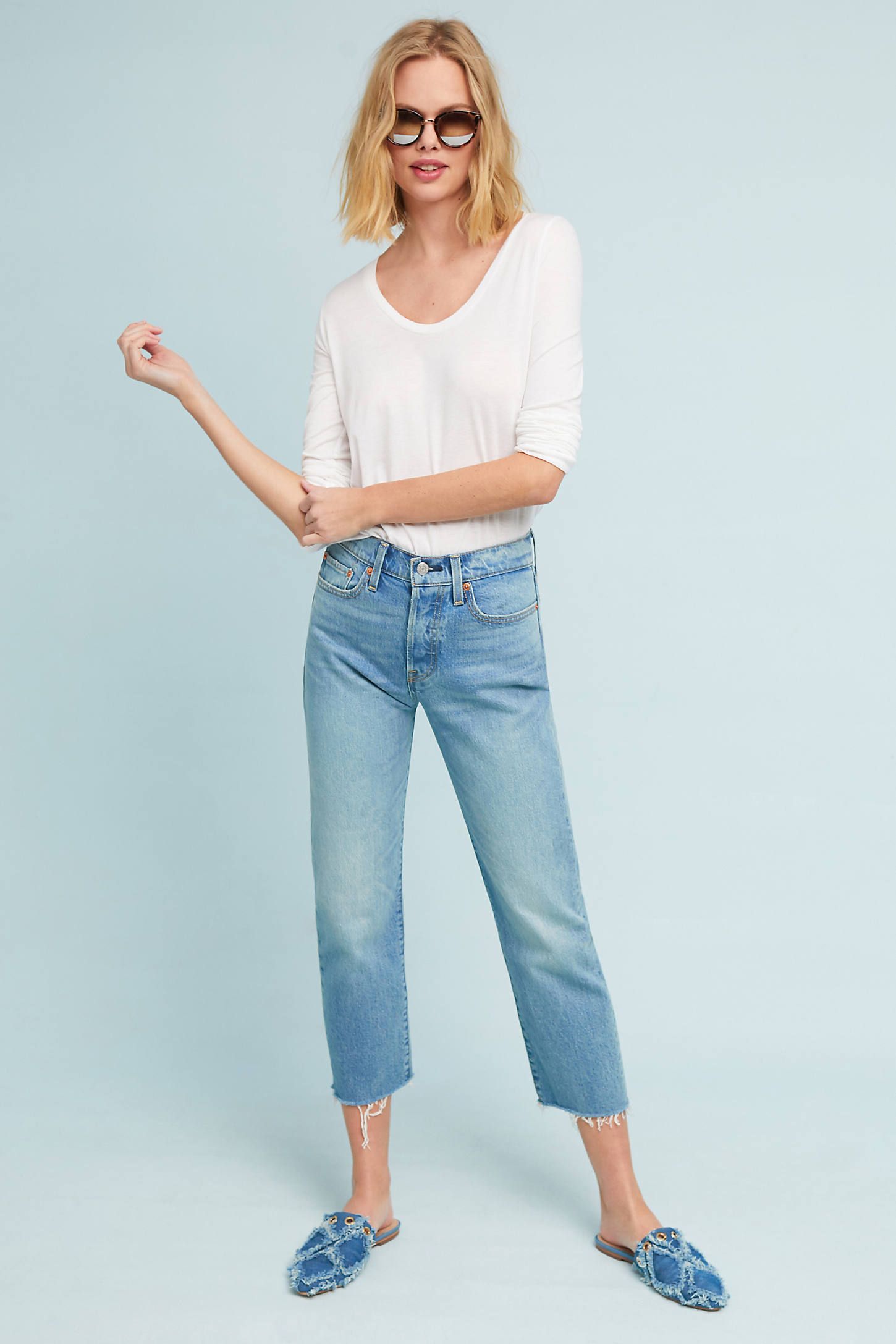 Levi's Wedgie High-Rise Straight Jeans | Anthropologie (US)