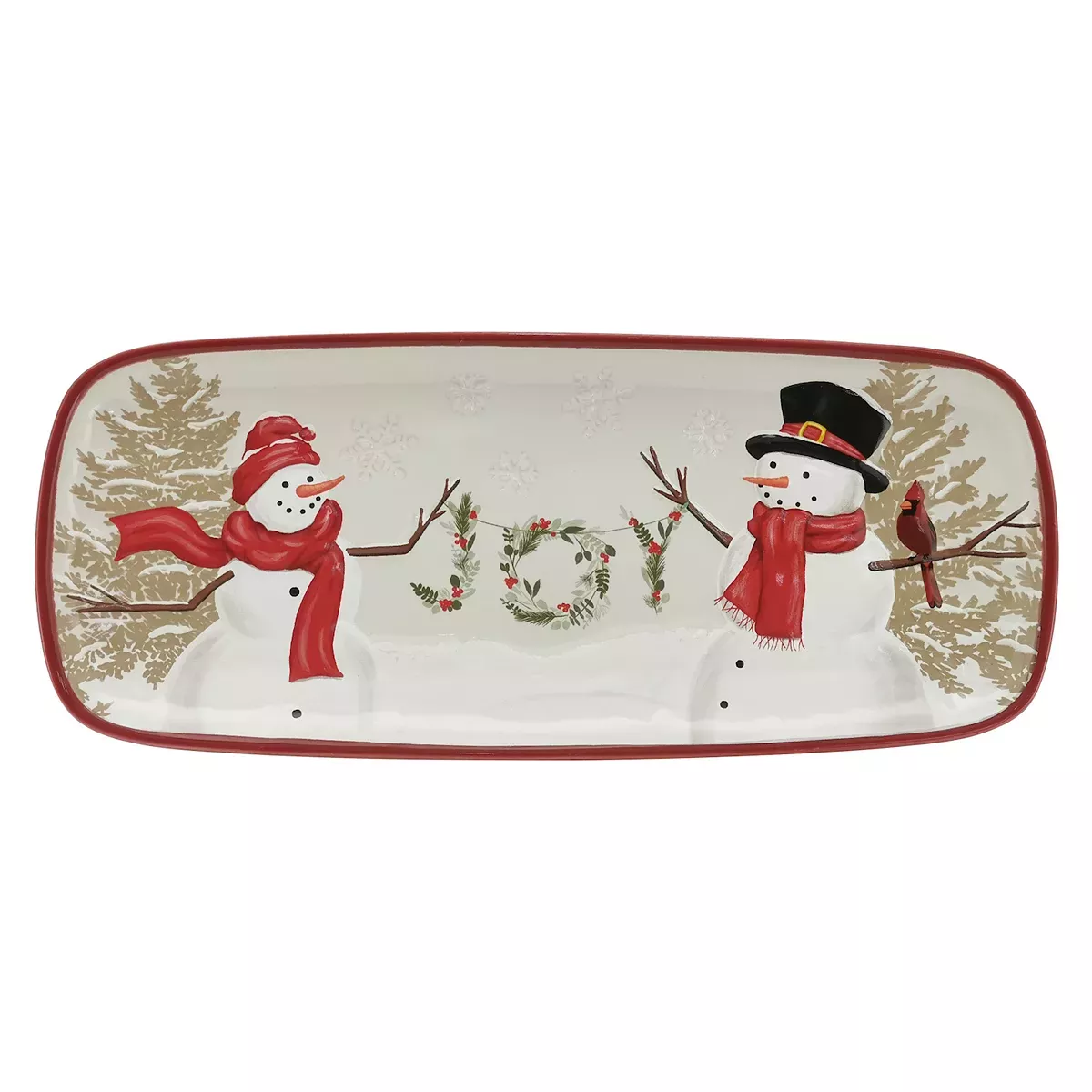 St. Nicholas Square® Yuletide Snowman 4-pc. Ceramic Measuring Spoon Set