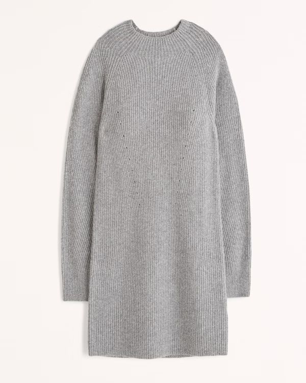 Women's Long-Sleeve Mockneck Mini Sweater Dress | Women's Dresses & Jumpsuits | Abercrombie.com | Abercrombie & Fitch (US)