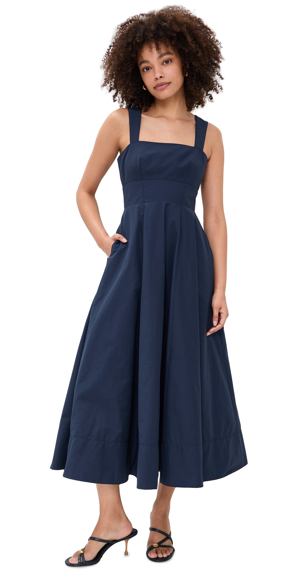 La Ligne Myrtle Dress Midnight L | Shopbop