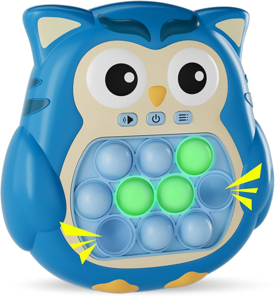 Sensory Pop Fidget Toys for Kids 3-12,Handheld Game for Kids,Light Up Fidget Toy,Travel Games,Air... | Amazon (US)