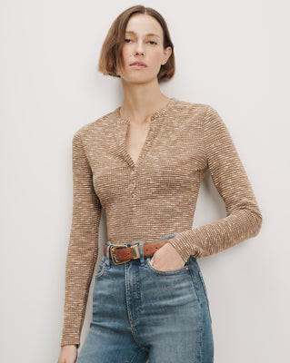 Drexler Henley Top | Veronica Beard
