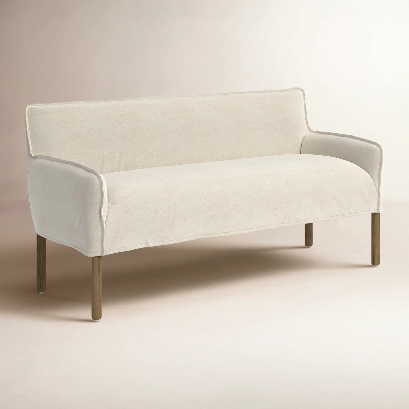 Addington 100% Flax/Linen Upholstered Bench | Wayfair North America