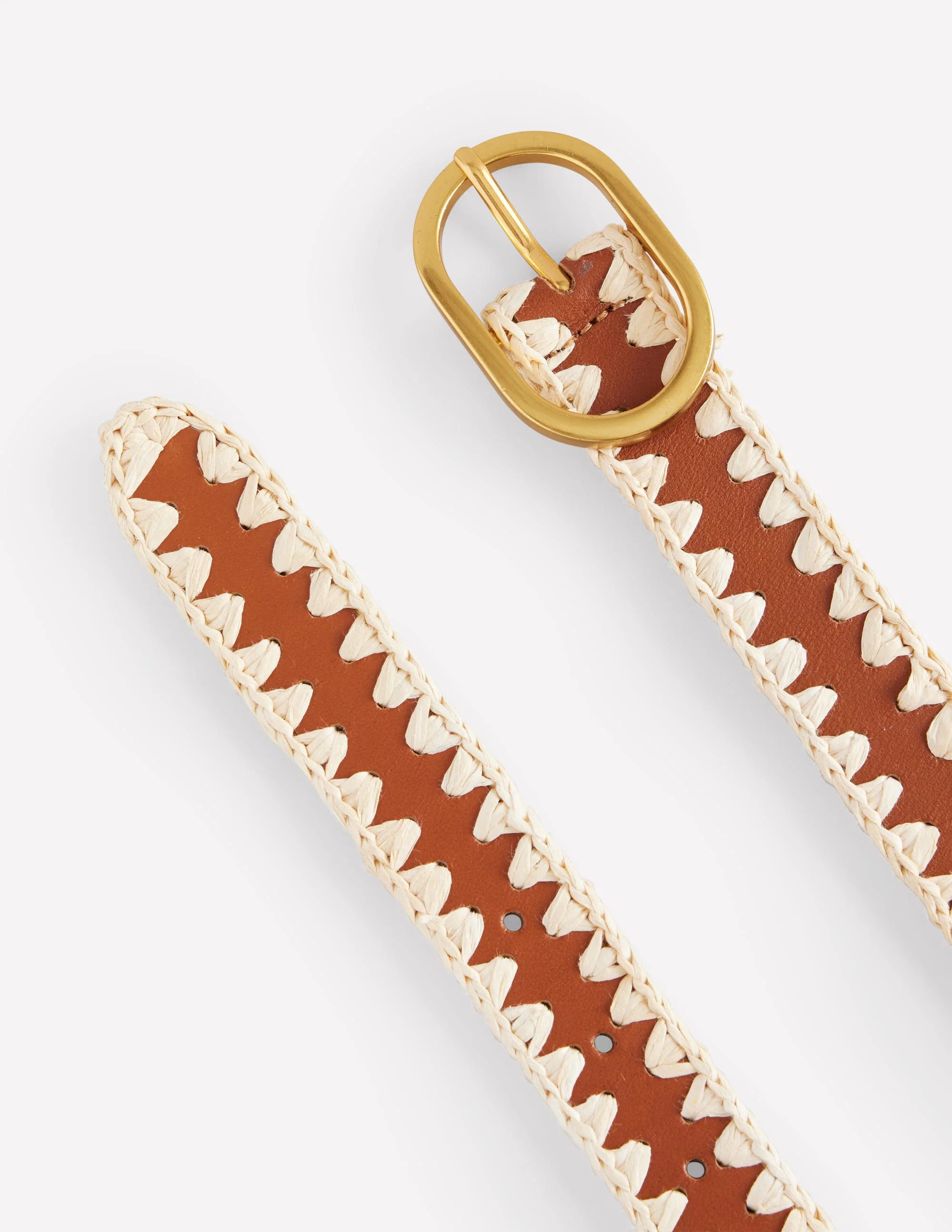 Whipstitch Classic Belt-Tan | Boden (US)