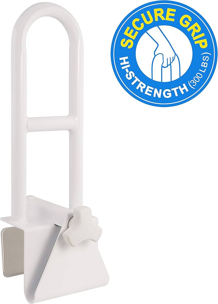 Vaunn Adjustable Bathtub Safety Rail Shower Grab Bar Handle | Amazon (US)