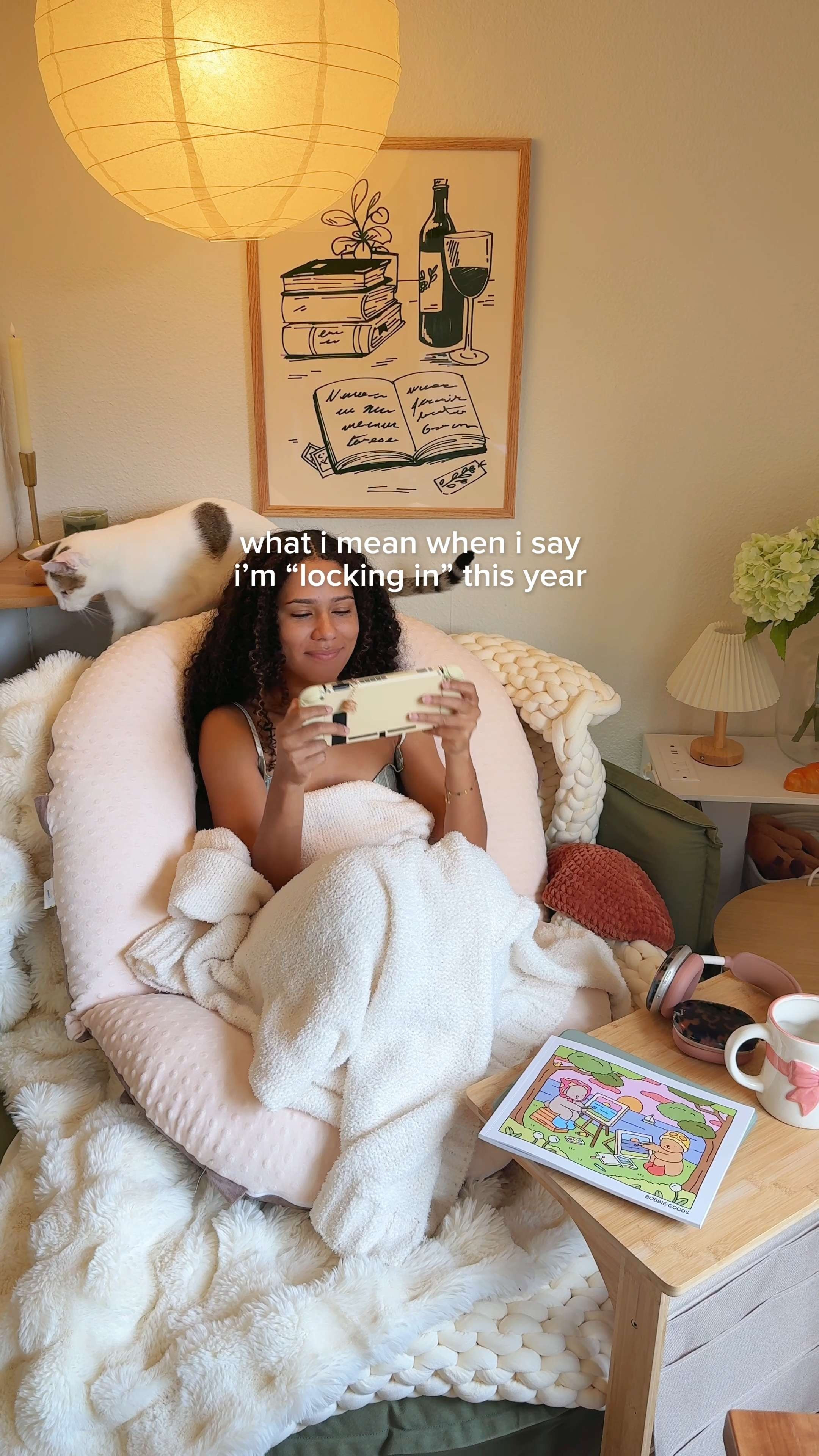 the only locking in that will be happening this year🙂↕️🕯️🍵 

 #LTKSeasonal #LTKHome