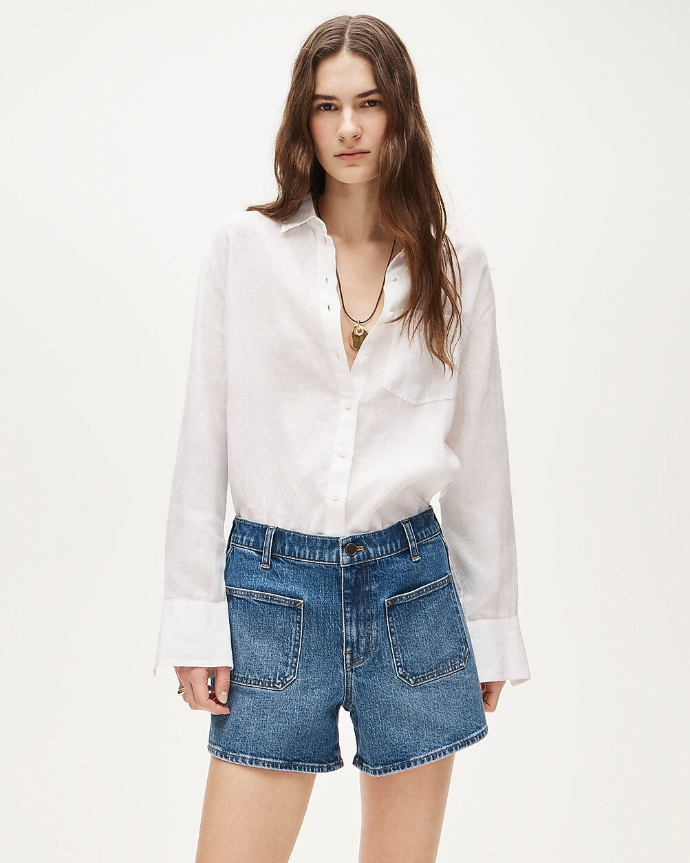 Patch-pocket denim short | J. Crew US