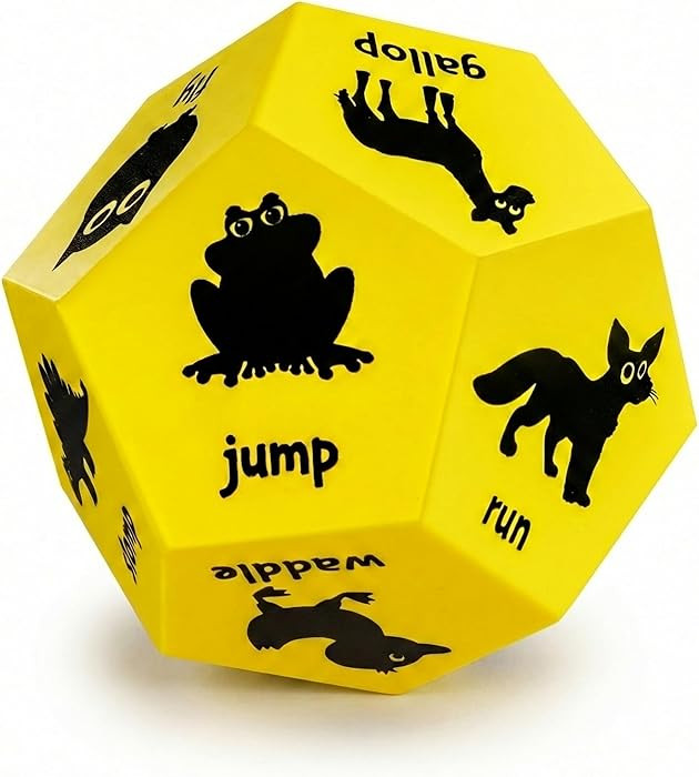 Animal Exercise Dice - Kids Exercise Equipment, Gross Motor Toys for Toddlers 3-5 & Physical Educ... | Amazon (US)