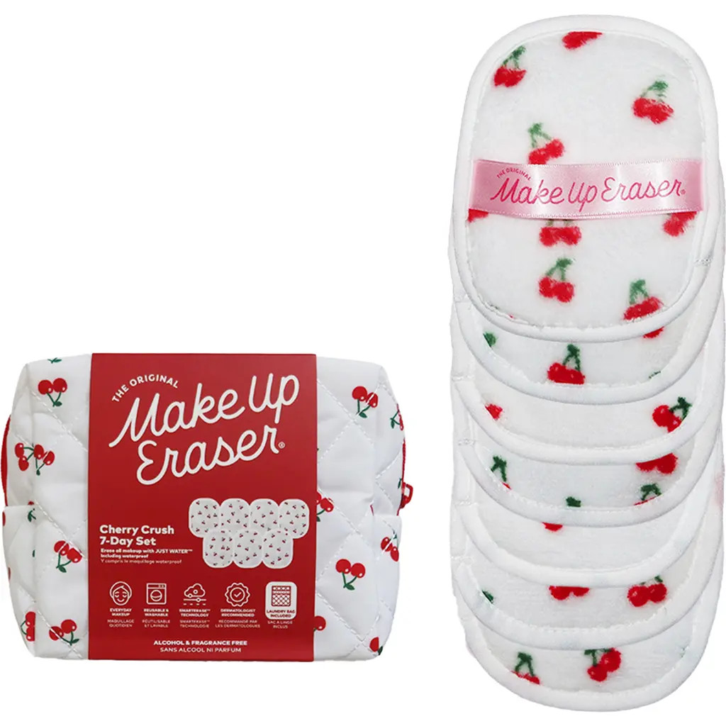 The Original MakeUp Eraser 7-Day Cherry Crush MakeUp Eraser Set with Makeup Bag at Nordstrom | Nordstrom