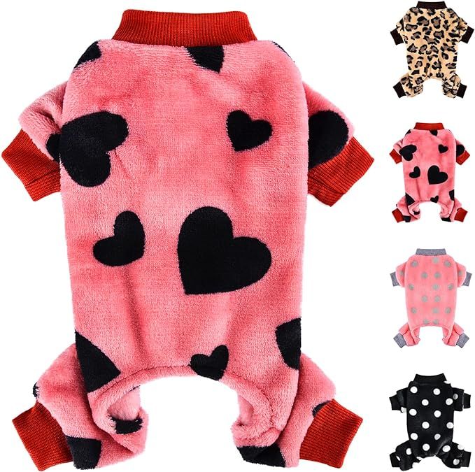Dog Clothes Dog Pajamas for Small Dogs Girl Boy Super Soft Warm Small Dog Sweater Pjs Cute Pet Cl... | Amazon (US)