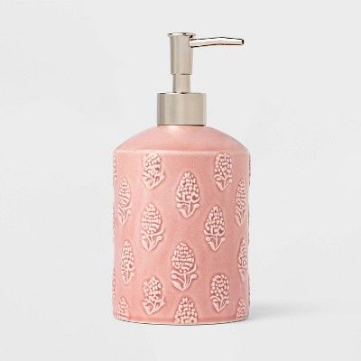 Hydrangea Soap Pump Pink - Threshold&#8482; | Target