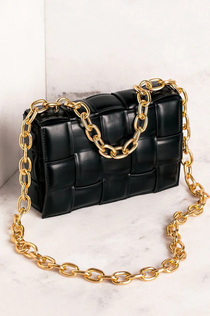 Quinn Black Quilted Purse | Shop Priceless