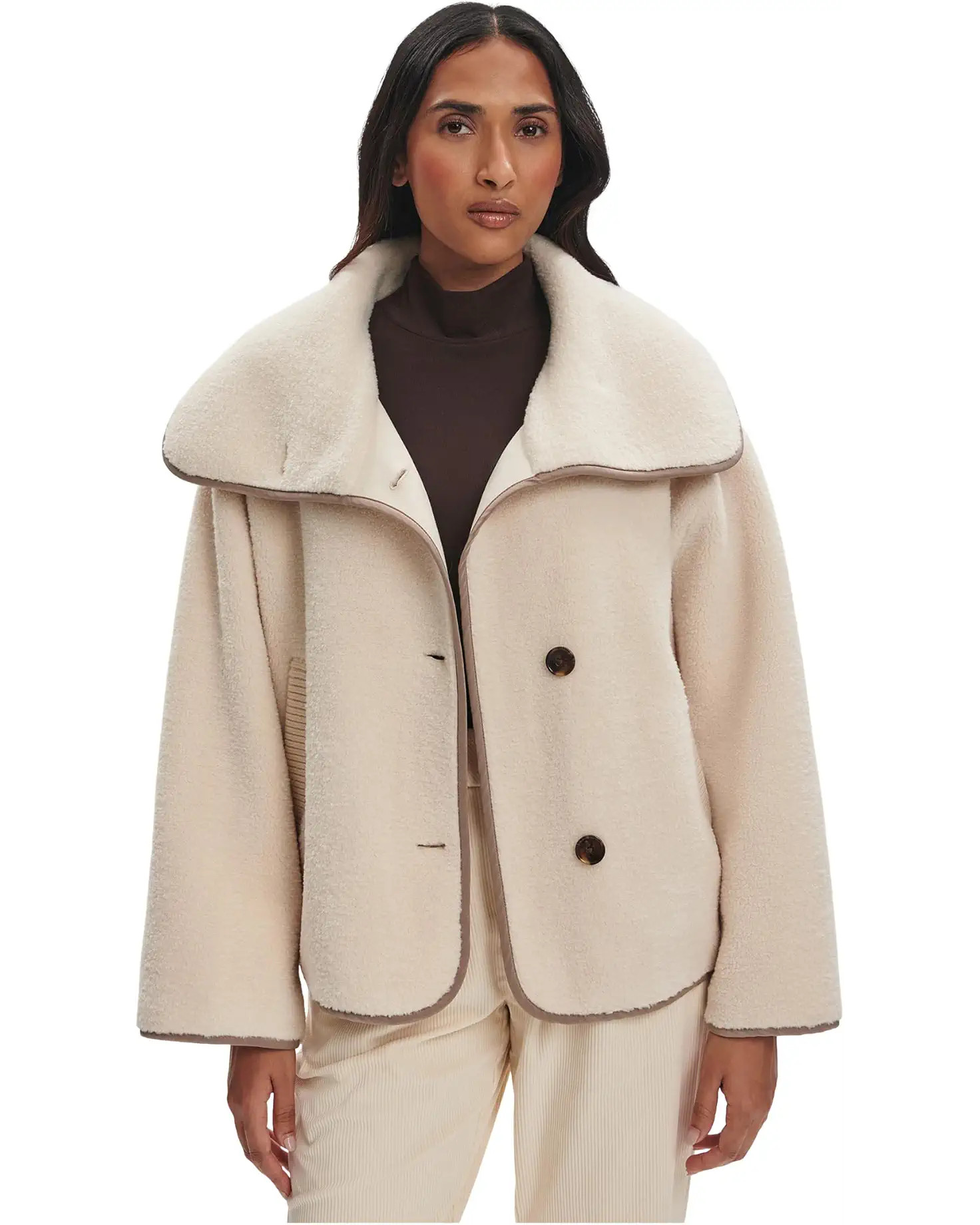 Women's Varley Romane Boxy Sherpa Jacket | Zappos