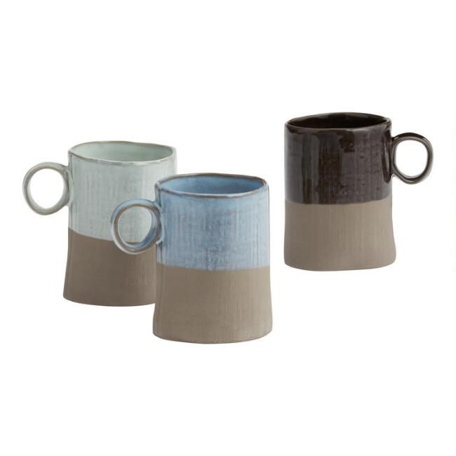 Dipped Organic Mugs Set of 3 | World Market
