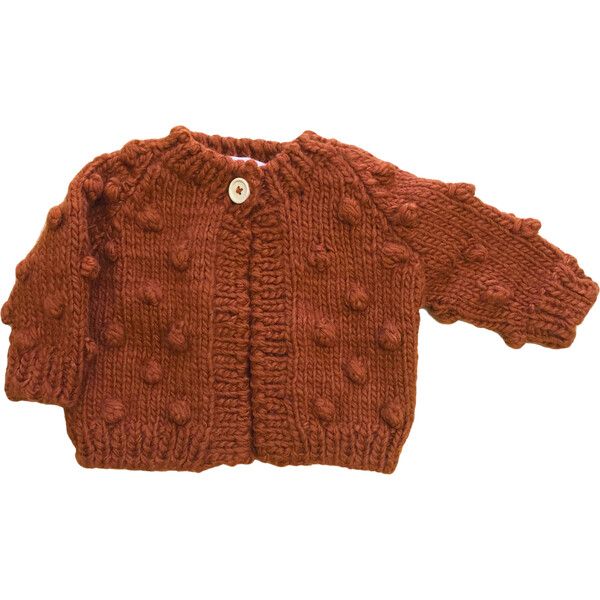 Popcorn Cardigan, Cinnamon | Maisonette