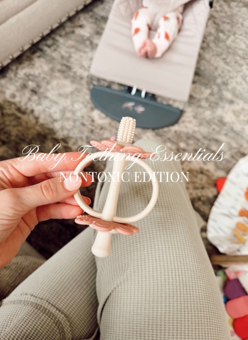 ✨🦷 Your Guide to Teething — Nontoxic Edition 🦷✨

One thing I’ll never compromise on is choosing clean, nontoxic products for my little girl. 💫

I try to live an 90/10 nontoxic lifestyle, but when it comes to my baby’s growing and developing body, I’m extra intentional about the products we bring into our home. She can’t advocate for herself yet, so it’s my job as her mama to make the best choices I can for her. 🤍

From whole real foods in my diet for breastfeeding to organic cotton diapers, quality clothing, and safer baby products, I’m always looking for options that align with our values as a fam! 

While we aren’t officially teething yet, Presli is currently in the stage where everything goes straight to her mouth! 😂 So I picked up a few teethers for her to practice hand-eye coordination, strengthen her grasp, and work on the skill of bringing objects to her mouth.

Linking some of our favorite nontoxic teething essentials and baby-friendly finds that we already have on hand and are excited to use when teething begins! ✨#TeethingBaby #NontoxicLiving #NontoxicBaby #CrunchyMom #BreastfeedingMama #BabyFavorites #MomLife #BabyEssentials #HolisticMotherhood

#LTKBaby #LTKmomlife #LTKBaby #LTKKids
