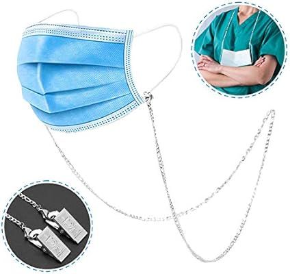 SAM & LORI Mask Holder Lanyard Chain Necklace Strap Stylish Leash Handy Face Mask Retainer Hanger... | Amazon (US)