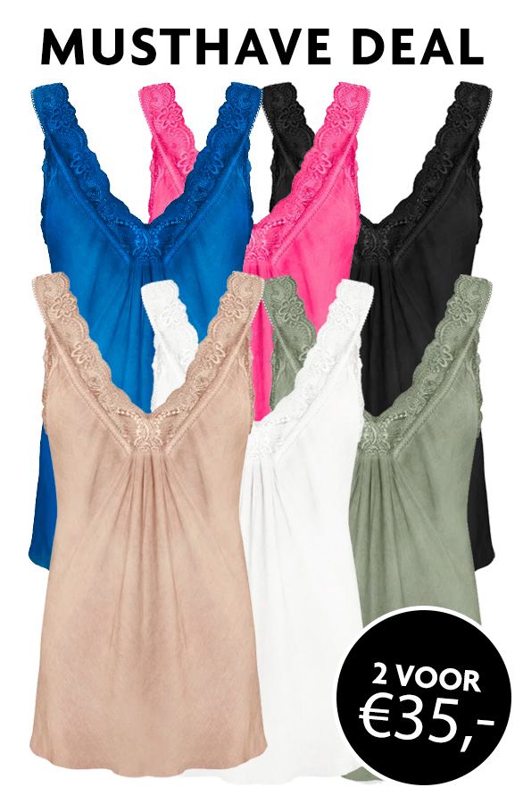 Musthave Deal Luxury Kanten Tops | Themusthaves.nl | The Musthaves (NL)