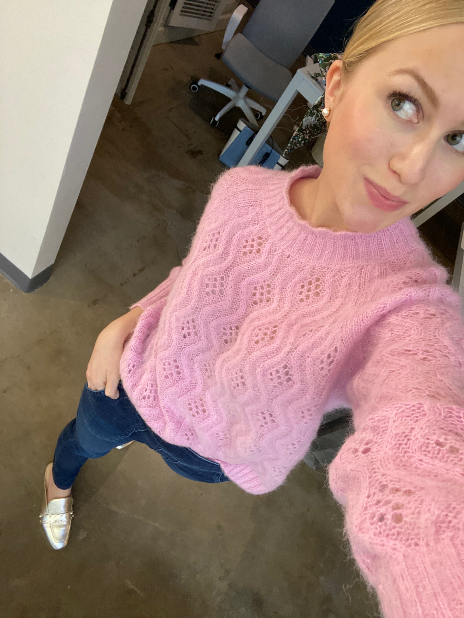 This peony pink sweater gives Mean Girl vibes - but you don’t have to be mean to wear it. 🥰💗

#LTKHoliday #LTKSeasonal