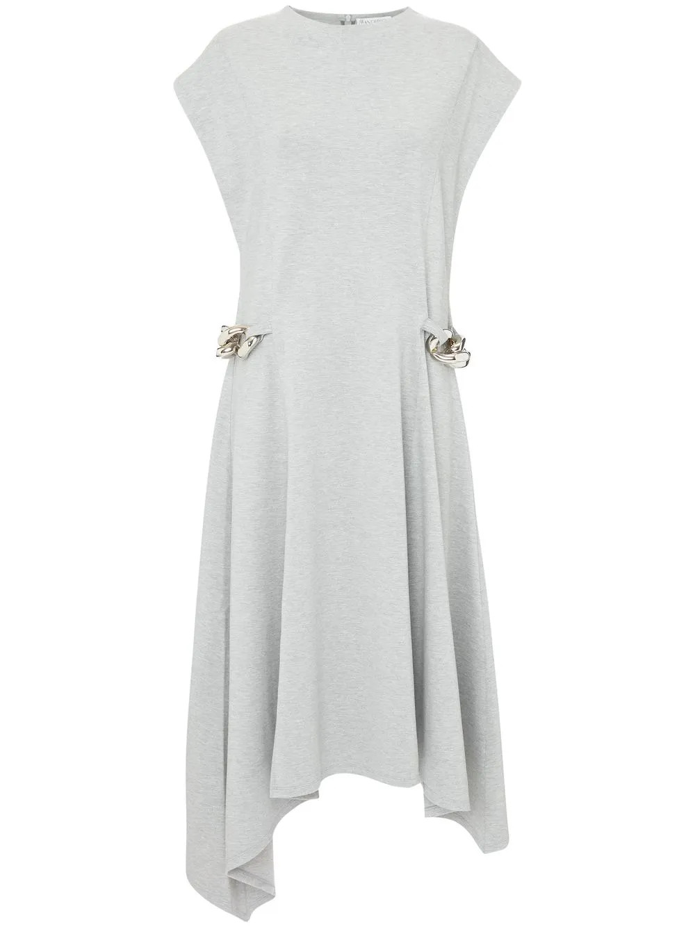 chained asymmetric-hem midi-dress | Farfetch Global