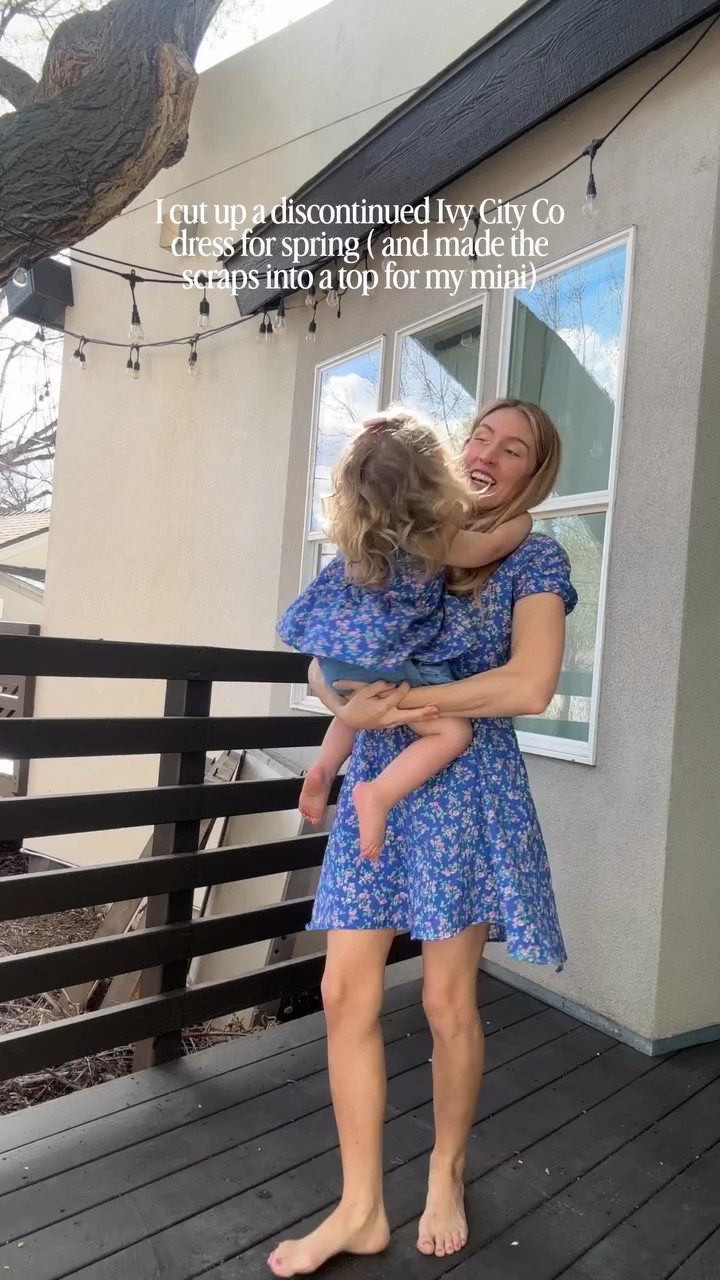 Forgive me @ivycityco 😅

This dress is discontinued now and I loved wearing during my postpartum period however after my body changed it was kind of too big or stretched in different areas. The small changes made me love it again! 

#ivycitycodress #sewing #girlmom #floraldress #dresstransformation
