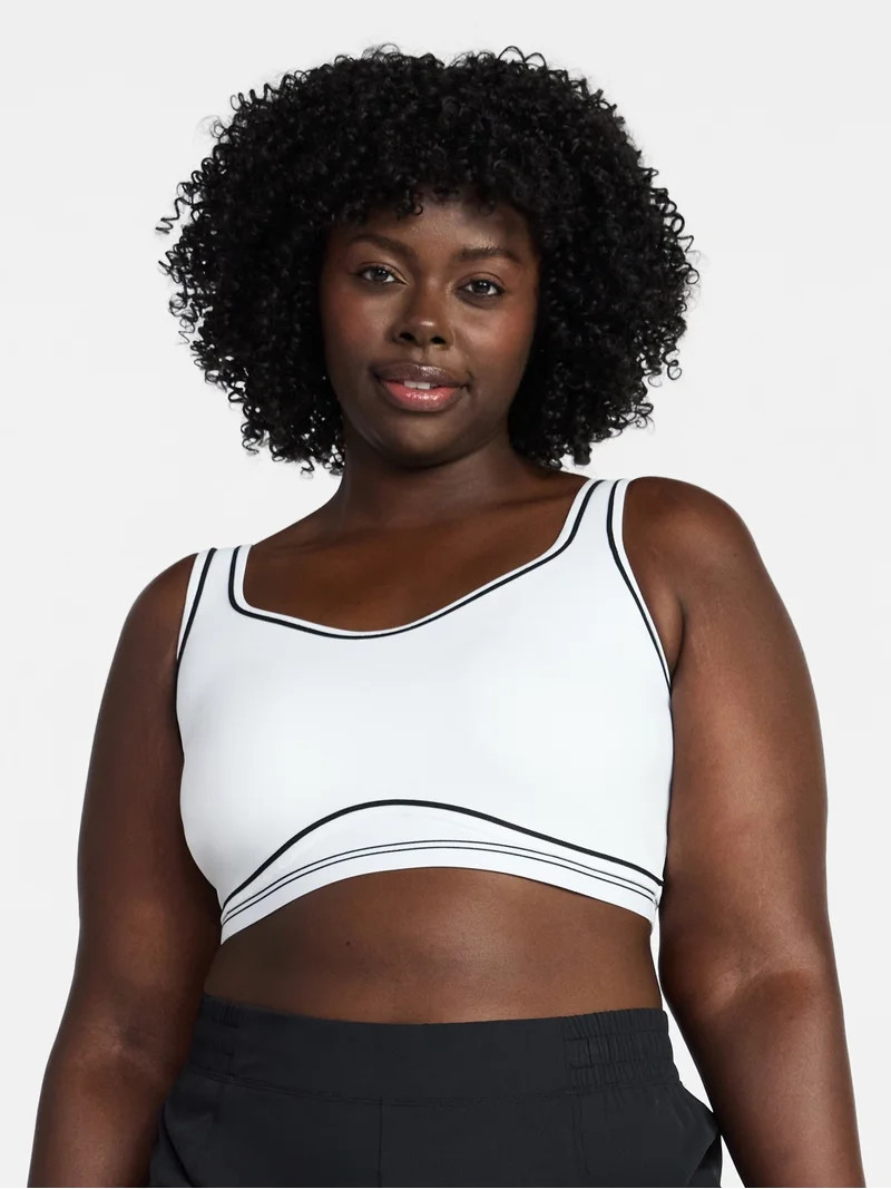 Avia Women's Contour Stitch Sports Bra, Sizes XS-XXXL | Walmart (US)