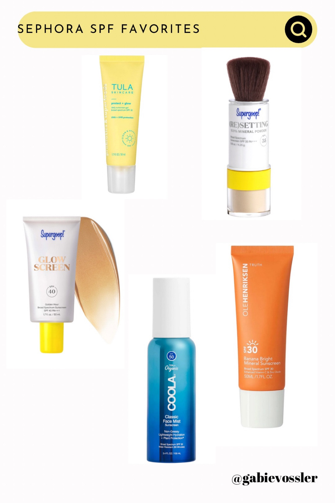 Sephora sale spf favorites! #sunprotection #sephorasale 

#LTKFind #LTKGiftGuide #LTKBeautySale