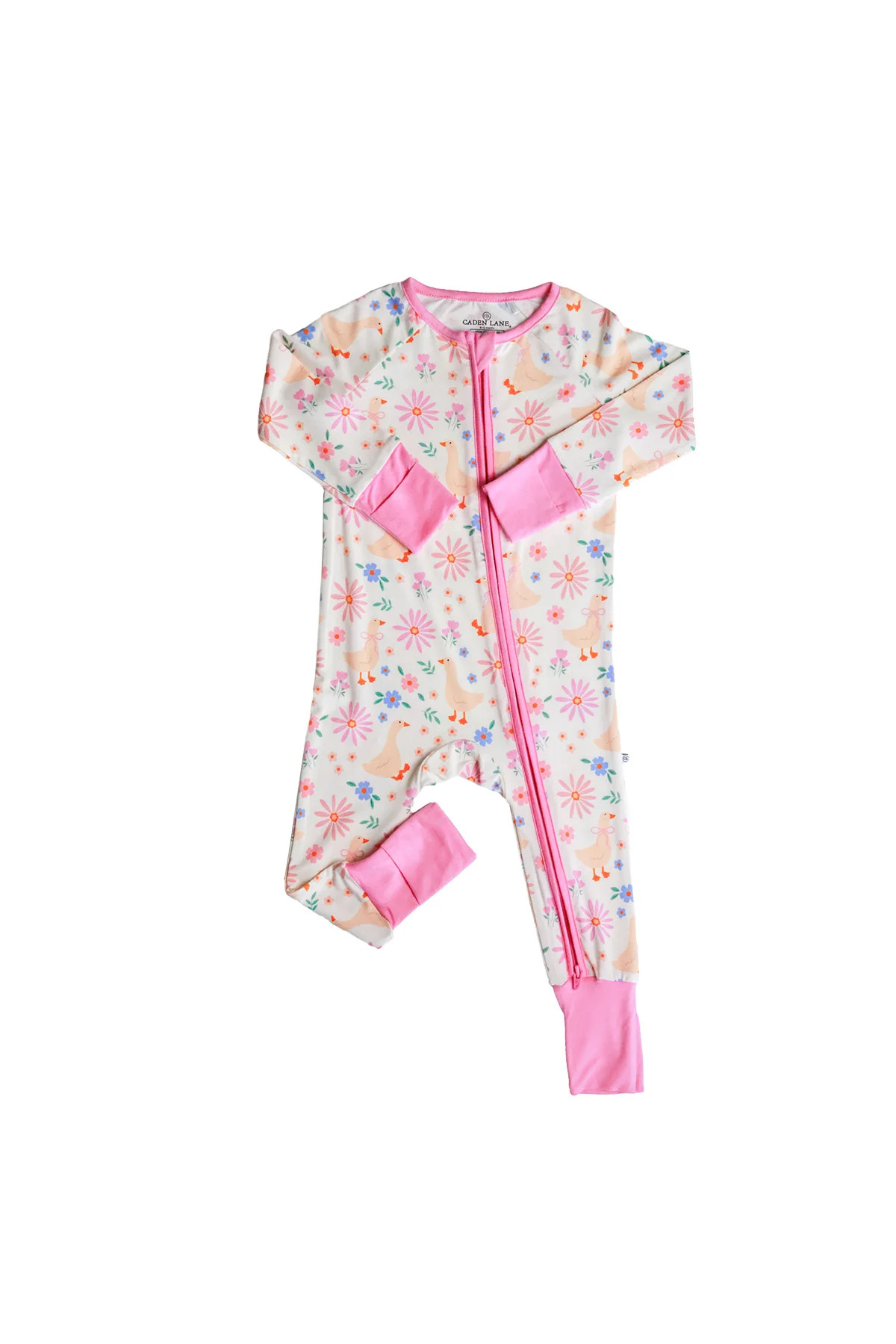 Convertible Bamboo Zip Romper | Loosey Goose | Caden Lane