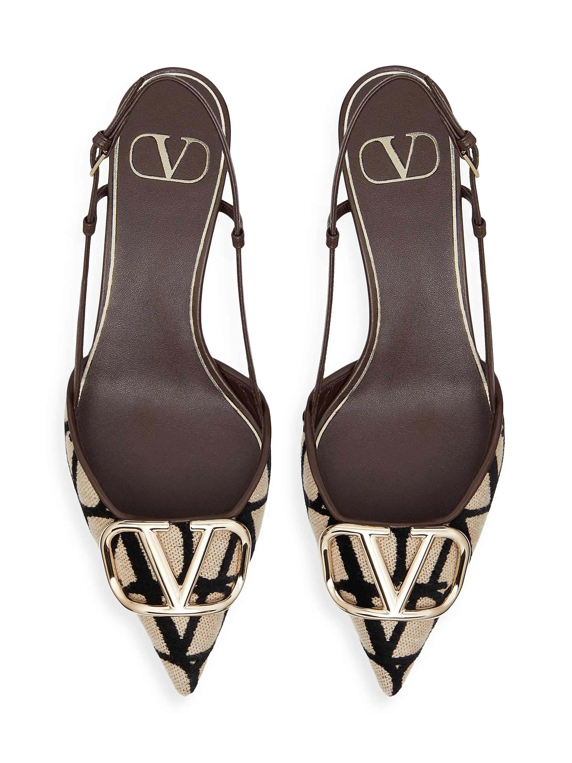 VLogo Signature Slingback Pumps 40MM | Saks Fifth Avenue