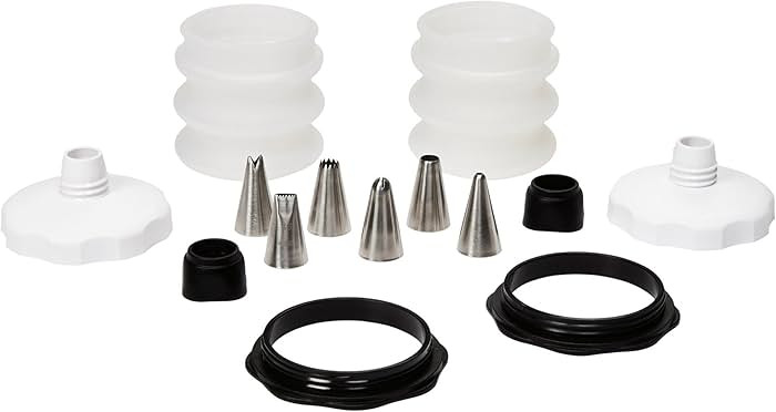 OXO Good Grips 8-Piece Baker's Silicone Decorating Bottle Kit - Black | Amazon (US)