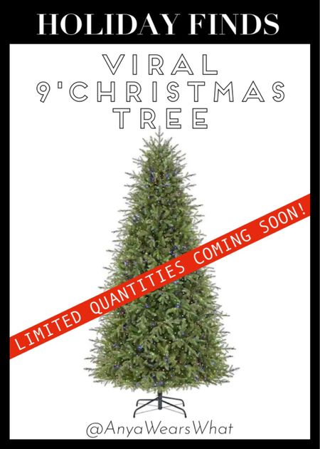 This VIRAL stunning pre-lit 9' Christmas tree keeps selling out, it's that good! LIMITED QUANTITIES COMING SOON!!!🎄✨ Don't miss out!
Also available in 7.5' and 12'! SaleSaleSale

#LTKsalealert #LTKfindsunder100 #LTKhome