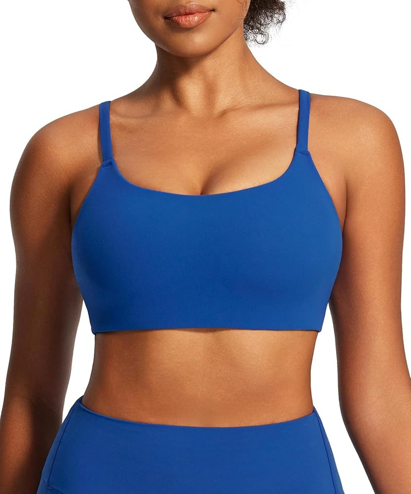 IUGA Sports Bras for Women Large Bust Sports Bras with Molded Cups Wireless Push Up High Impact W... | Amazon (US)