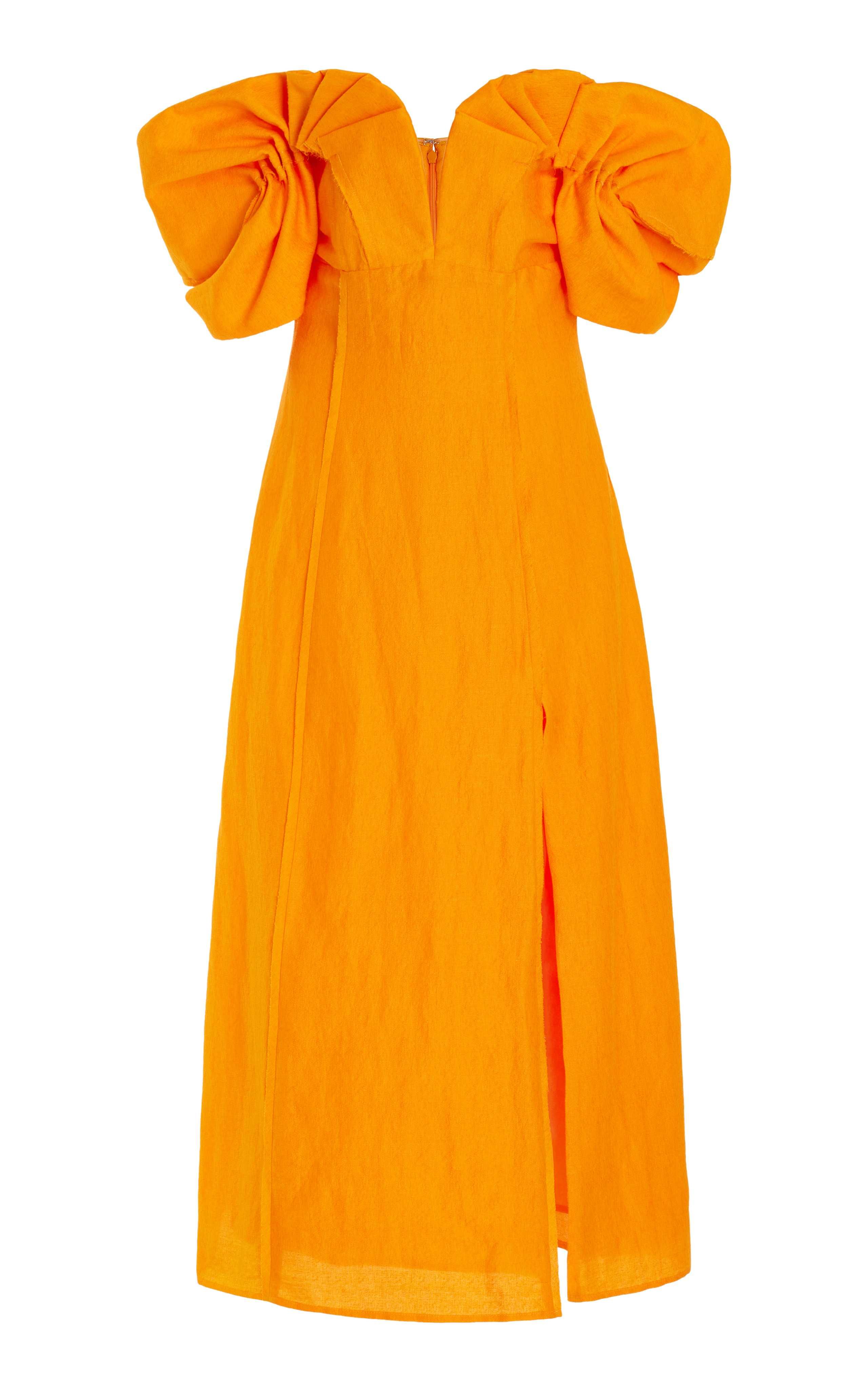 Muna Off-The-Shoulder Midi Dress | Moda Operandi (Global)