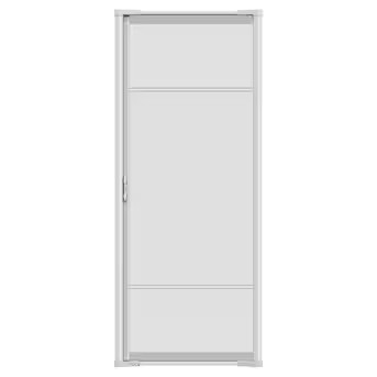 LARSON Brisa 36-in x 80-in White Aluminum Retractable Single Screen door (Handle Included) | Lowe's