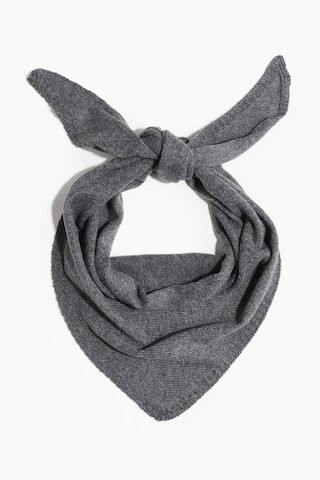 H & M - Fine-knit scarf - Grey | H&M (UK, MY, IN, SG, PH, TW, HK)