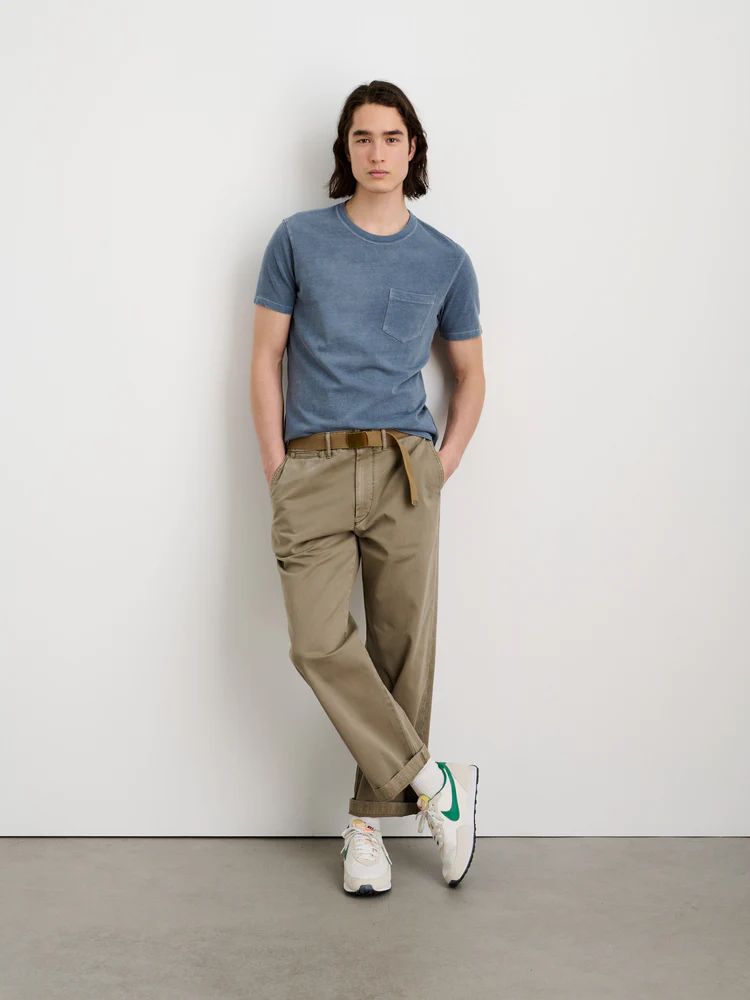 Straight Leg Pant in Vintage Washed Chino | Alex Mill