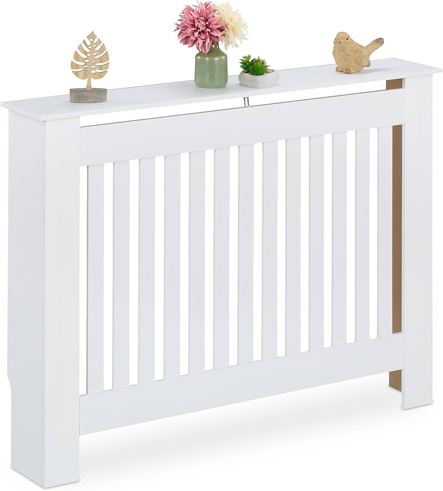 Relaxdays Heizkörperverkleidung Landhausstil, HBT 83x112x19 cm, für alte Heizkörper, Heizungsa... | Amazon (DE)