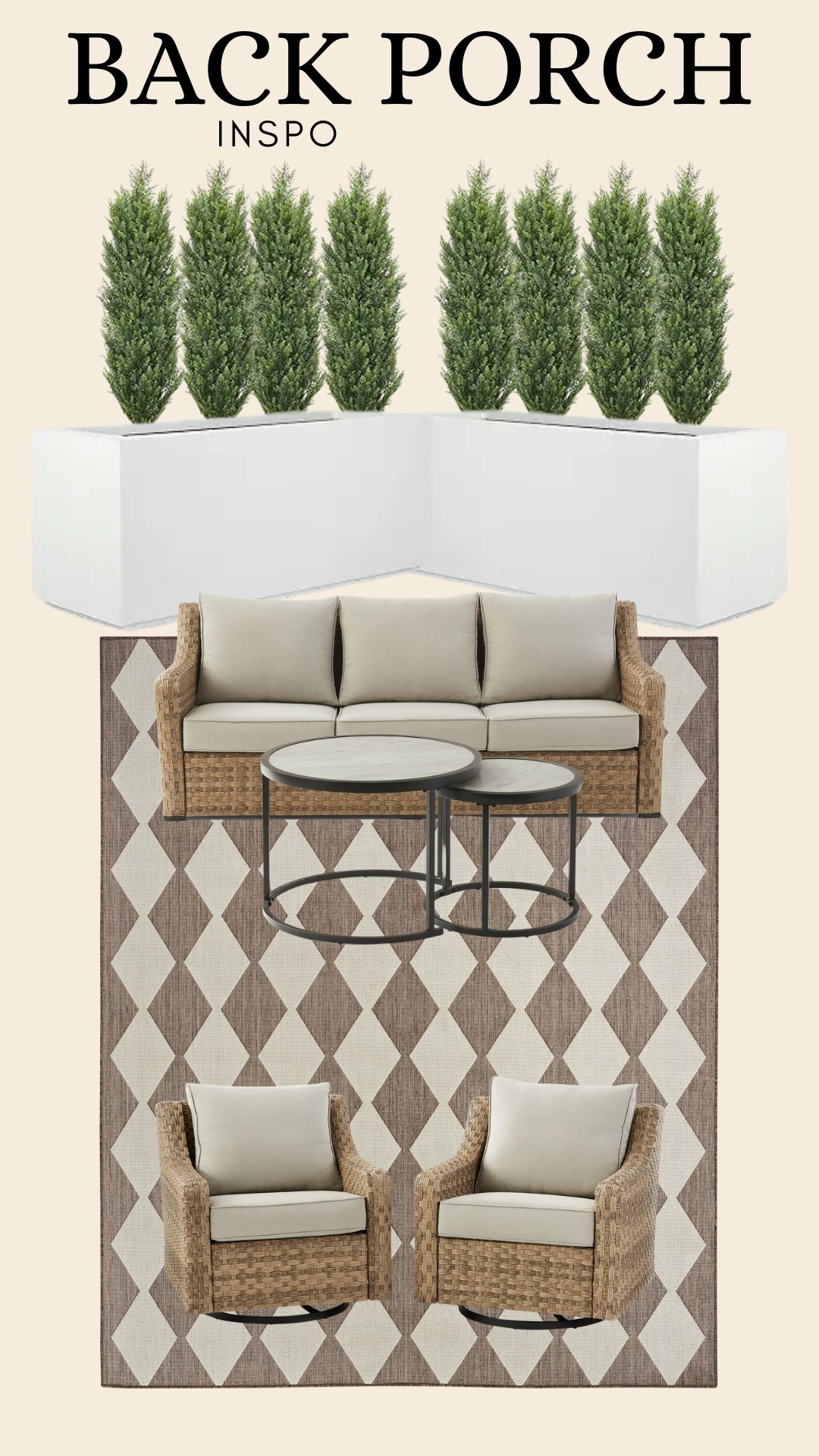 back porch inspo / screened in porch