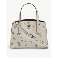 Charlie floral-print leather tote bag | Selfridges