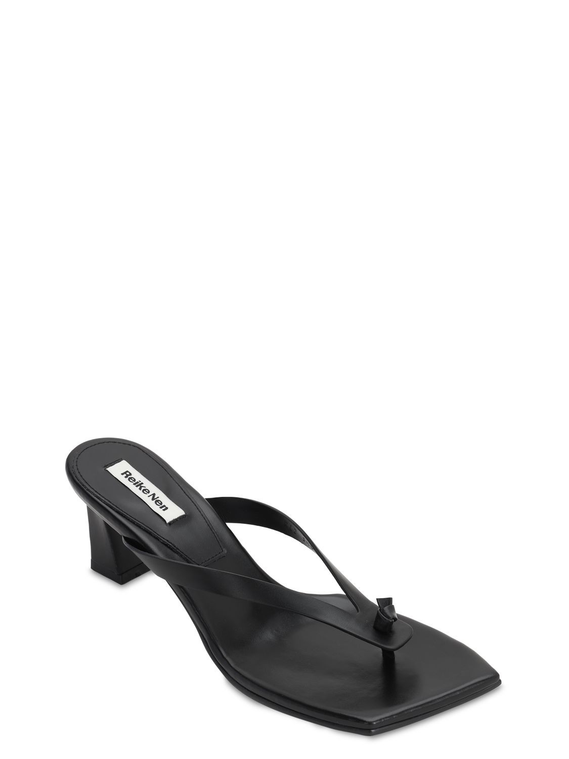 60MM LEATHER THONG SANDALS | Luisaviaroma