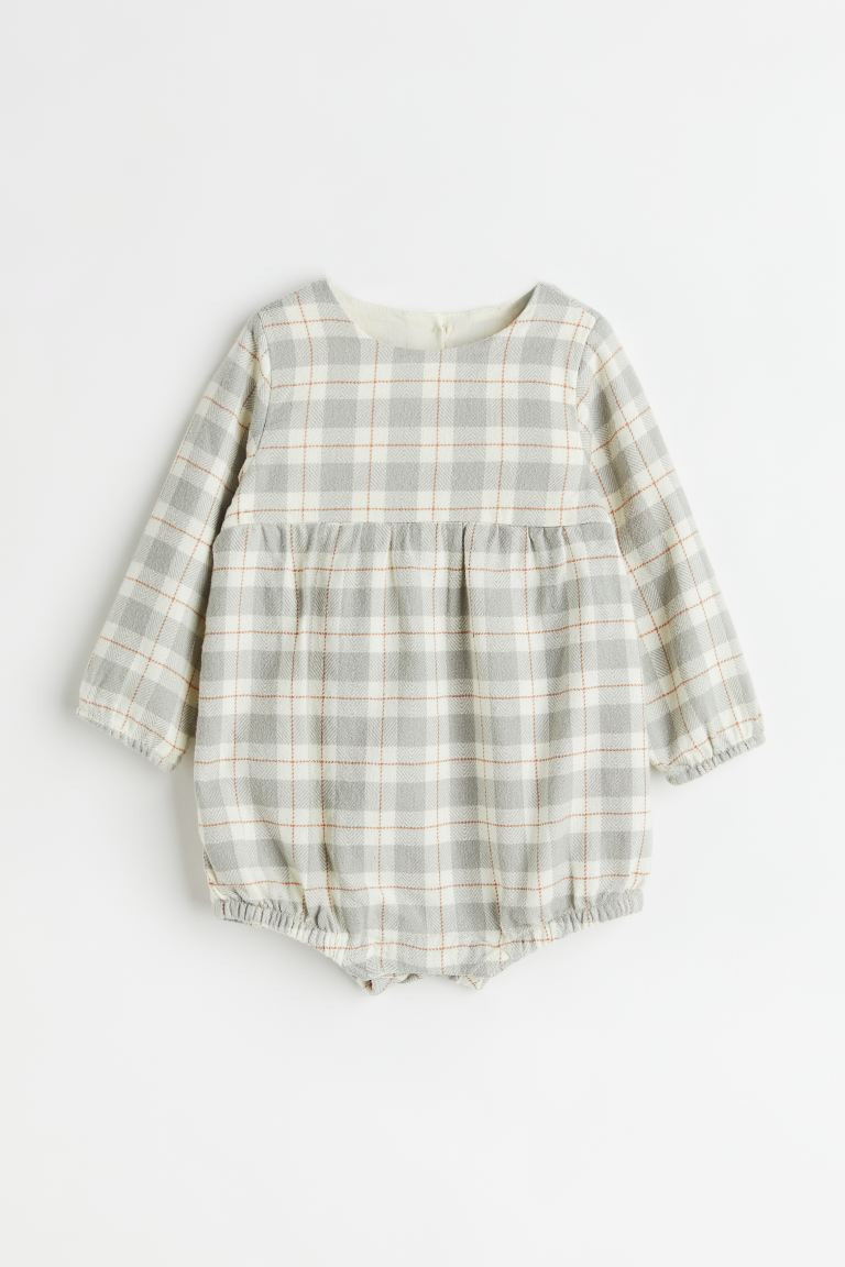 Cotton romper suit | H&M (UK, MY, IN, SG, PH, TW, HK)