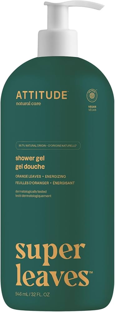 ATTITUDE Body Wash, EWG Verified Shower Gel, Dermatologically Tested, Plant and Mineral-Based, Ve... | Amazon (US)