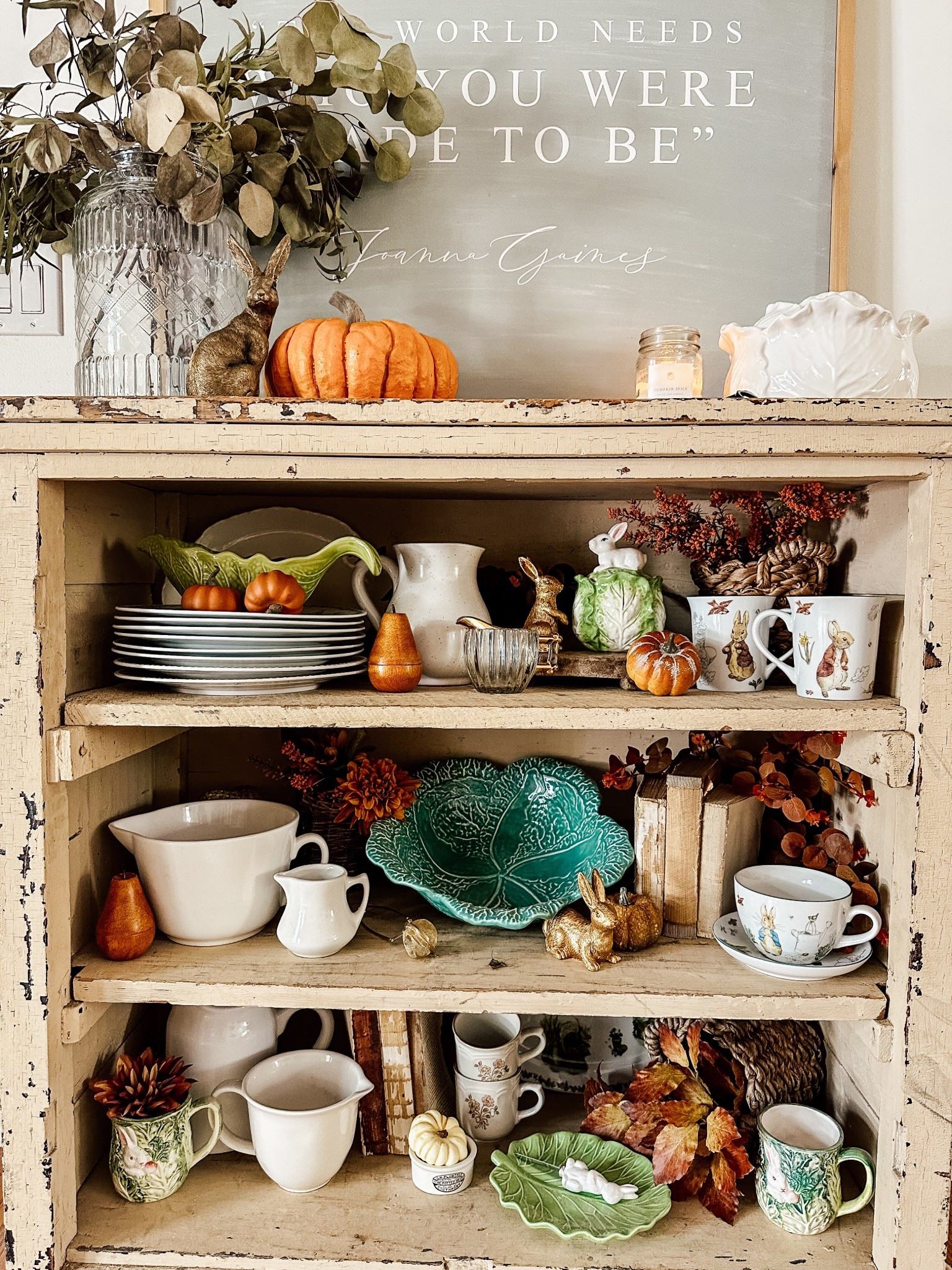 Rabbit decor for fall 

#LTKSeasonal #LTKHome #LTKSaleAlert