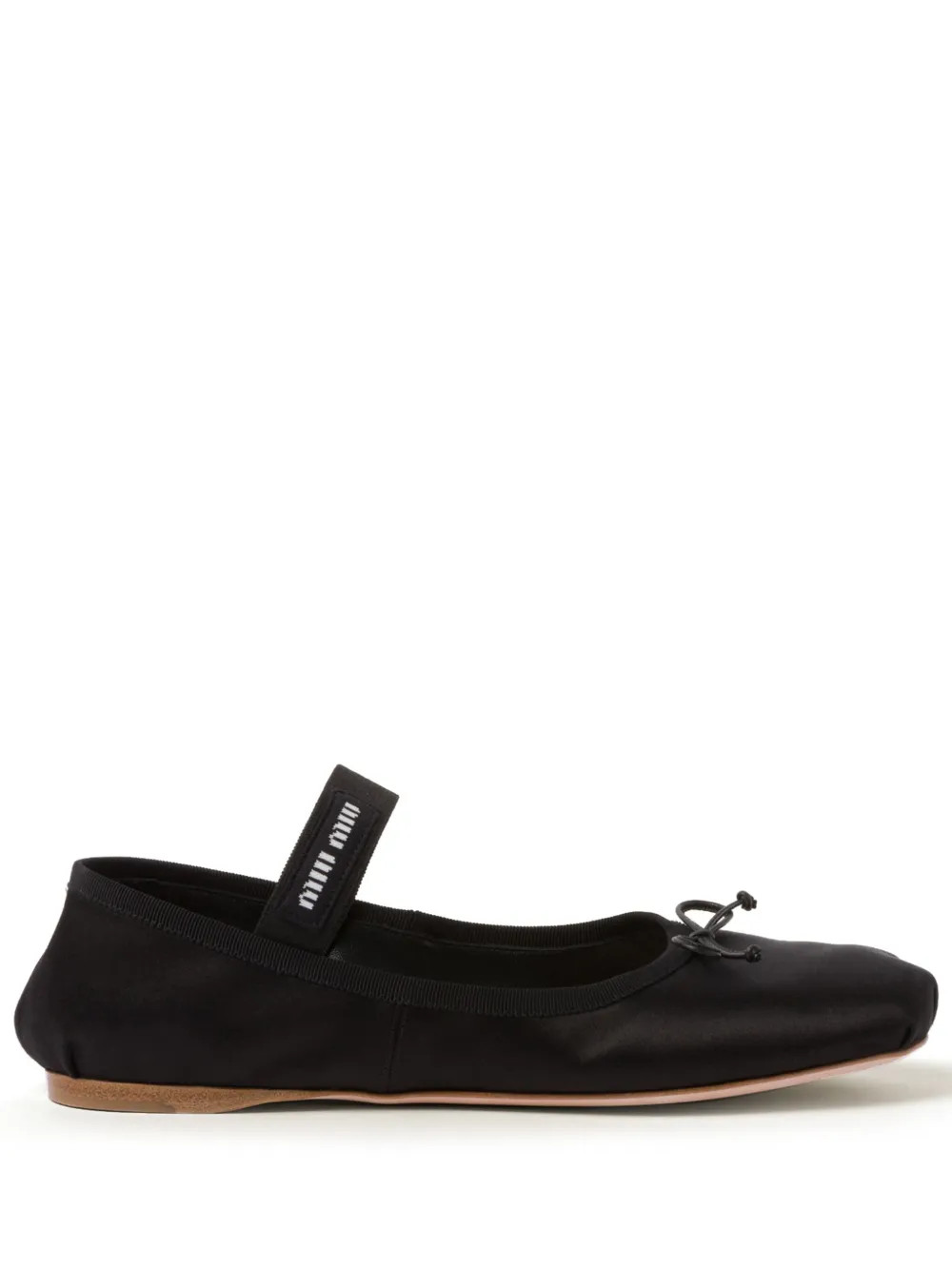 logo-strap ballerina shoes | Farfetch Global