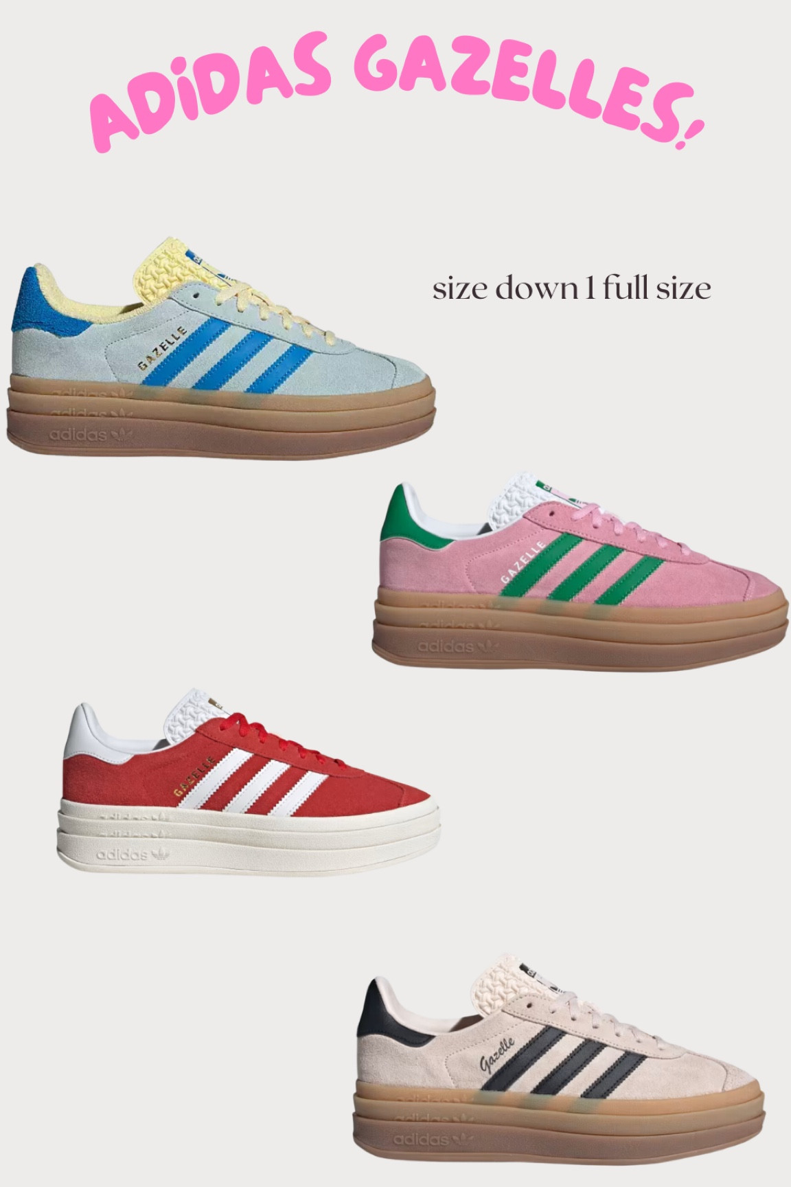 cutest pop of color sneaker! size down 1 full size in these — they run big!! 

#LTKMidsize #LTKFindsUnder100 #LTKSeasonal