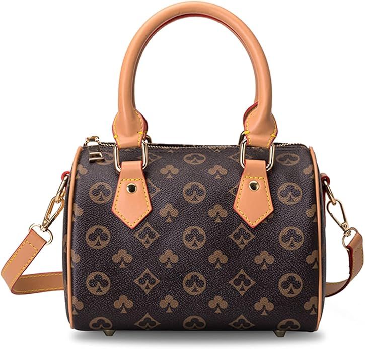 Crossbody Bags for Women Designer Top-handle Purse Trendy Satchel Handbags Cute Pochette Leather ... | Amazon (US)