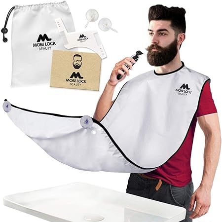 Best Beard Shaving Bib –The Smart Way to Shave – Beard Trimming Apron - Perfect Grooming Gift... | Amazon (US)