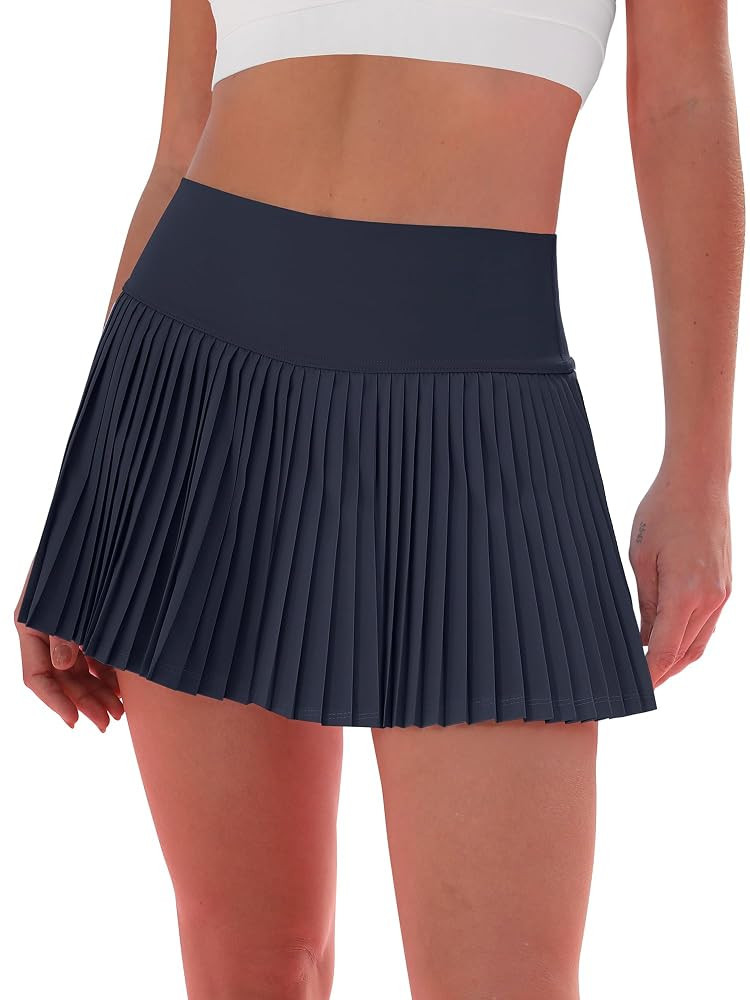 Pleated Tennis Skirt for Women with Shorts Women's Skirts High Waisted Golf Skirts Workout Athlet... | Amazon (US)