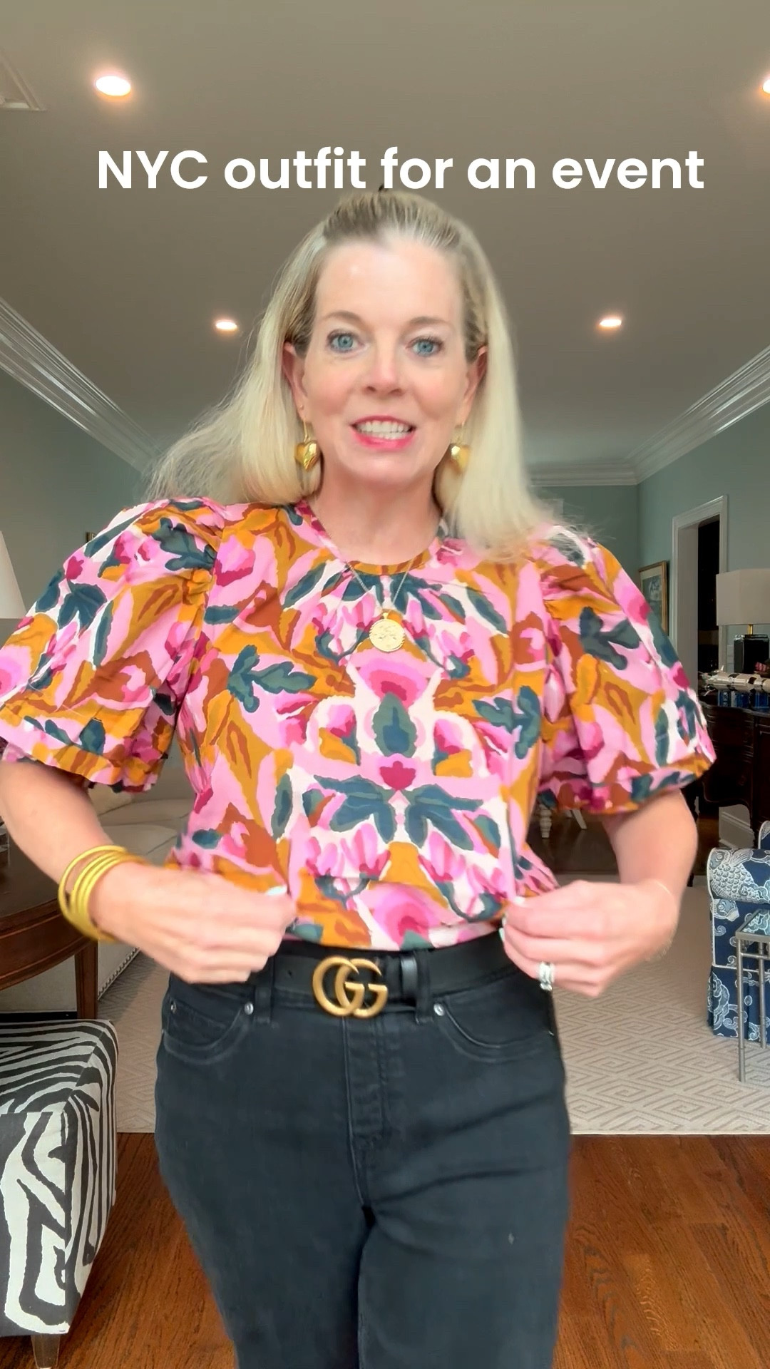 Outfit to go to an event on the Upper East Side in NYC!
Love this new top for fall!

#LTKOver40 #LTKSeasonal #LTKTravel