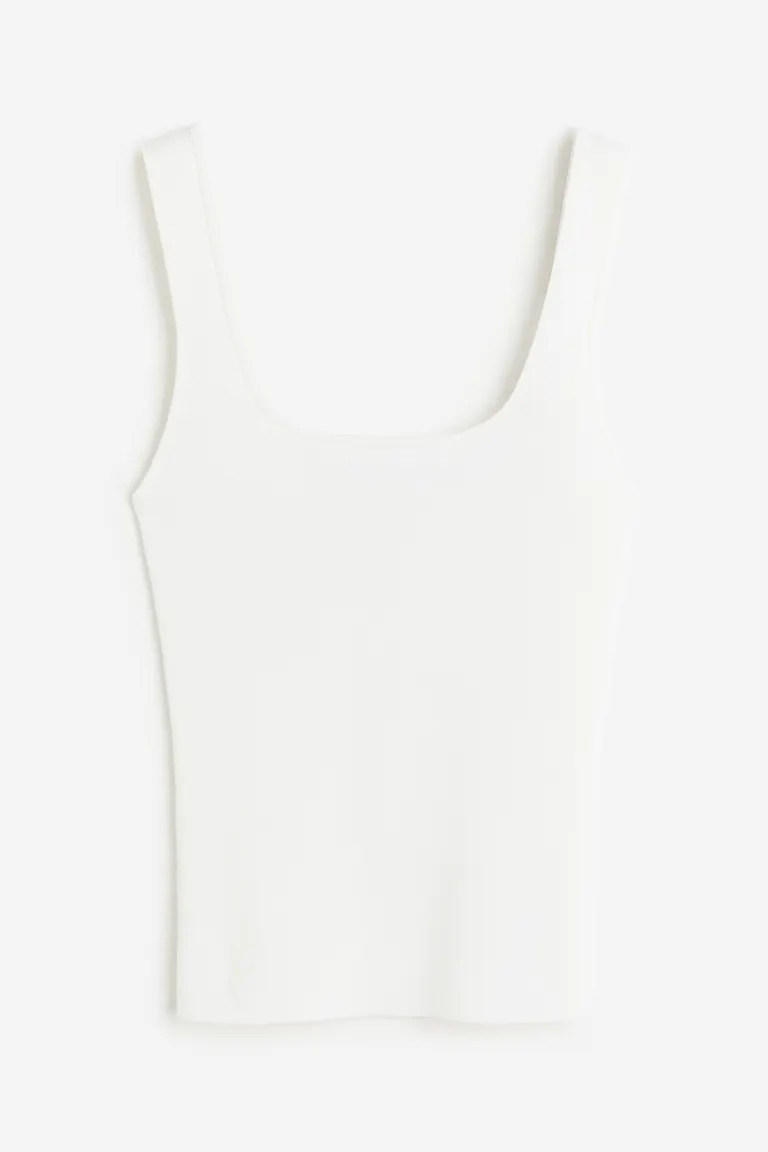 Débardeur côtelé | H&M (FR, IT, ES, PT, BE)